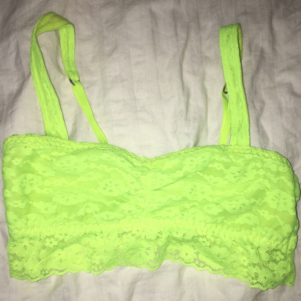 Gilly Hicks Neon Yellow Bralette